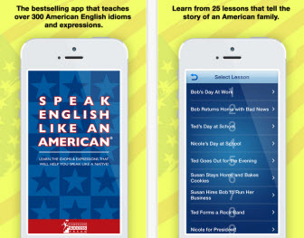Speak English Like an American app
