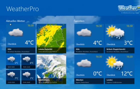 Weather Pro app