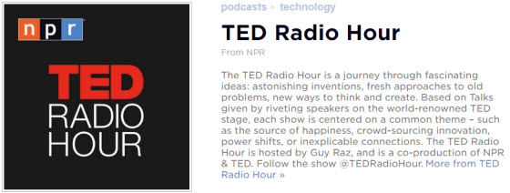 英語播客：Ted Radio Hour
