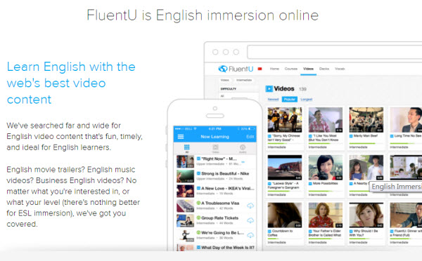 FluentU線上語言學習平台