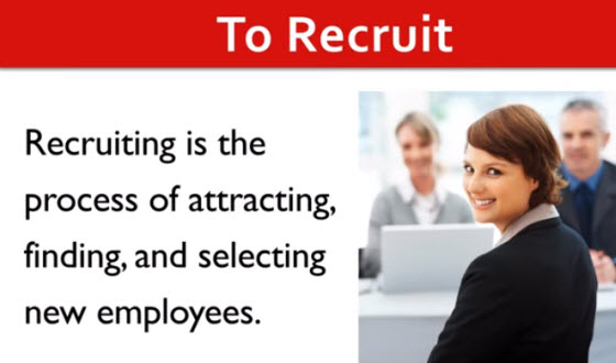 工商管理常用英文單字：Recruit